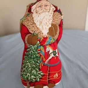 Festive Red Santa Claus Plush Decor